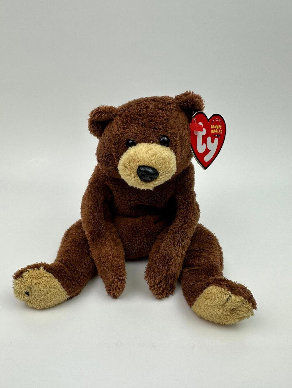Ty Beanie Baby “Bixby” the Brown Bear (8 inch)